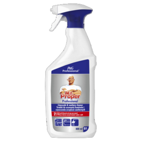 Mr. Proper Professional Środek do usuwania kamienia i czyszczenia urządzeń sanitarnych 800 ml